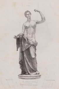 人体外部形态解剖图》插图：大英博物馆的汤利维纳斯（石版画） 作者 欧洲学校