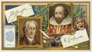 Johann Wolfgang von Goethe和Willliam Shakespeare 作者 欧洲学校