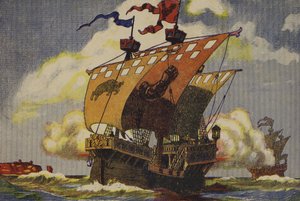 Klaus Störtebeker（彩色石版印刷） 作者 欧洲学校