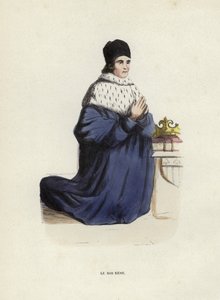 Le Roi Rene（彩色雕刻） 作者 欧洲学校