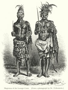 Magicians of the Loango Coast (engraving) 作者 欧洲学校