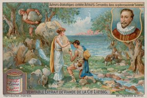 La Galatea的Miguel de Cervantes 作者 欧洲学校