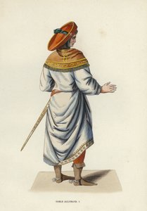 Noble Allemand（彩色雕刻） 作者 欧洲学校