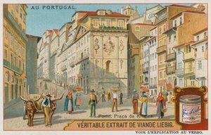 波尔图，Praca da Ribeira 作者 欧洲学校