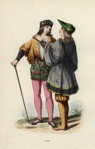 Pages (coloured engraving) 作者 欧洲学校