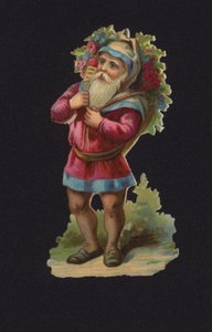 圣诞老人/圣诞老人（chromolitho） 作者 欧洲学校