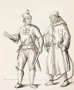 16世纪的加利士兵与加利奴隶，约1880年 作者 欧洲学校