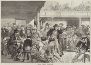 柏林草图，工人舞会（版画） 作者 欧洲学校