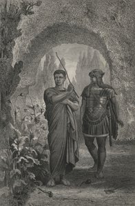 Tarquin The Superb And The Envoye De Sextus (雕刻) 作者 European School
