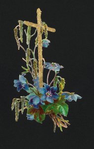 维多利亚时代的废品。圣十字(chromolitho) 作者 欧洲学校