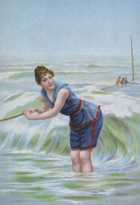 沐浴在海边的女人 作者 欧洲学校