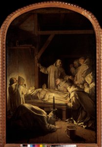 圣-布鲁诺的生活：圣-布鲁诺于1101年10月6日去世 作者 Eustache Le Sueur