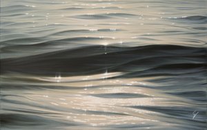 走进光明》，2023 年（布面油画） 作者 伊娃·沃尔夫