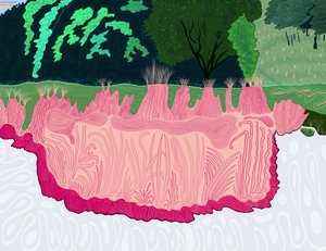 Bunker, 高尔夫球场, Bethpage black (数字艺术) 作者 埃文·斯克拉