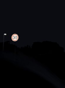 夜间行驶的道路 # 1 布鲁克林（数字艺术）