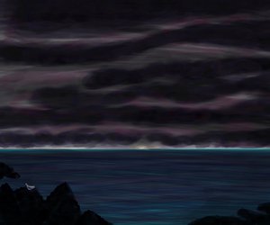 海天一色，鸟语花香 作者 埃文·斯克拉