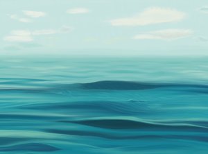 大海、天空和阴霾(数字艺术） 作者 埃文·斯克拉