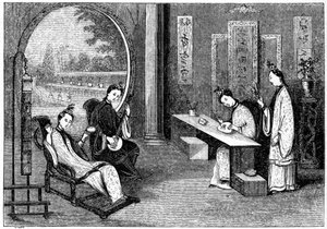 国内场景，女士平时工作，1847年