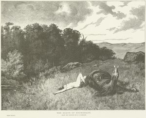 布鲁内豪特去世 作者 Evariste Vital Luminais