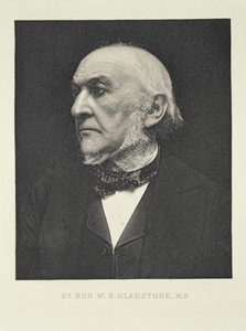 Rt。提问。威廉格拉德斯通（1809-98），国会议员，1890年 作者 伊芙琳·迈尔斯