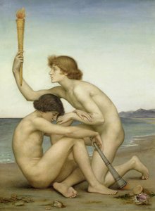 Phosphorus and Hesperus，1881 作者 伊夫林·德·摩根（Evelyn De Morgan）