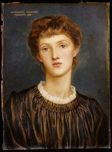 玛格丽特·罗林斯的肖像，1883年 作者 伊夫林·德·摩根（Evelyn De Morgan）