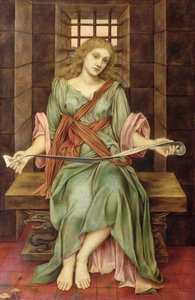 灵魂的监狱之家，1888年 作者 伊夫林·德·摩根（Evelyn De Morgan）