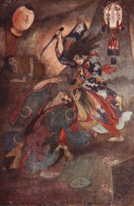 大和王子和武，插图来自 F Hadland Davis 的《日本神话与传说》 作者 伊芙琳·保罗