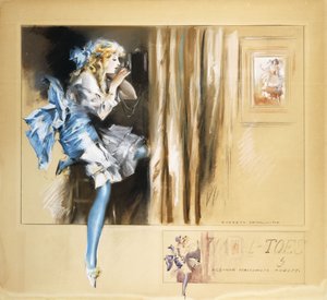 彩绸脚趾 作者 Everett Shinn