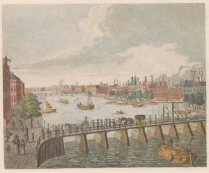 Binnen-Amstel 景观，约 1810-1813 年 阿姆斯特尔内部景观，Blaauwe-Brug jusqu
