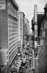 板栗街，费城，宾夕法尼亚州，美国，c1930年代