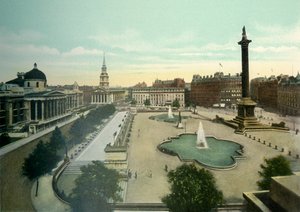 特拉法加广场，约建于1900年代。