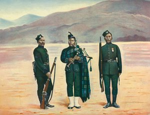 第五批廓尔喀人》，1901年。 作者 F布雷姆纳