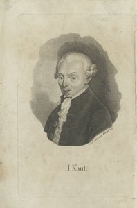 伊曼纽尔-康德1724-1804的肖像，约1820年。 作者 FL莱曼
