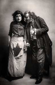 Constance Collier 1878-1955和Herbert Beerbohm Tree 1853-1917，英国演员，1906年。 作者 伯福德（FW Burford）