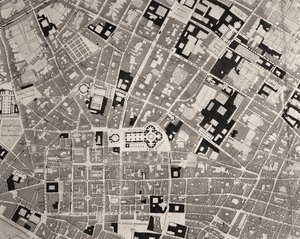 佛罗伦萨地图，细节，1843年和1866年雕刻细节100310