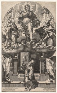 圣弗朗西斯的愿景，1581年。 作者 费德里科·巴罗奇