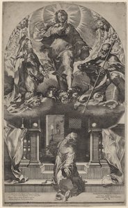 圣弗朗西斯的愿景，1581年。 作者 费德里科·巴罗奇