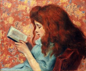 Little Red Haired Girl - Federico Zandomeneghi (1841-1917). Oil on canvas Dimension : 38,8x46,3 cm Private Collection