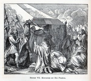 亨利七世被他的人民悼念, 1882年 作者 费多·鲁什