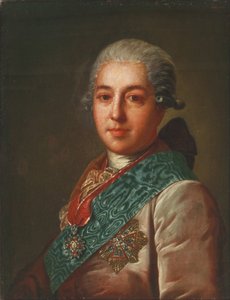 米哈伊尔·米哈伊洛维奇·格利琴伯爵的肖像1731-1806年，1774年