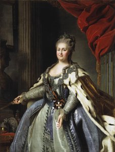 凯瑟琳二世女皇的肖像1729-1796，1780年代