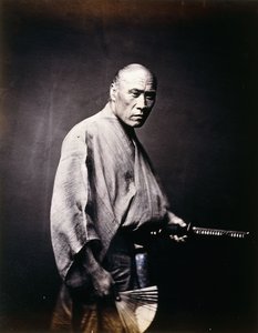 日本武士，约1864年至1866年