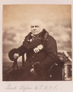 詹姆斯·布鲁斯·埃尔金八世伯爵，1860年 作者 菲利斯·比托（Felice Beato）