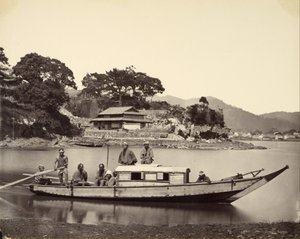 长崎运河上的日本垃圾 作者 菲利斯·比托（Felice Beato）