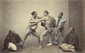 日本大力士 Nio 的代表 作者 菲利斯·比托（Felice Beato）
