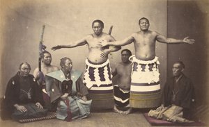 日本大力士 Nio 的代表 作者 菲利斯·比托（Felice Beato）