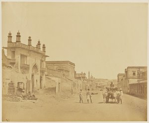 [亨利-哈维洛克将军进入驻地的道路］ 作者 菲利斯·比托（Felice Beato）