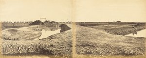 攻占唐古堡后，显示了法国和英国的入口，1860年8月10日，1860年。 作者 菲利斯·比托（Felice Beato）