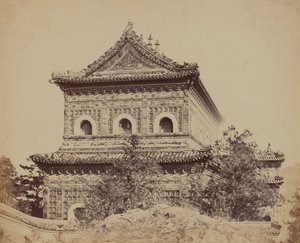 大英帝国瓷器宫圆明园，北京，1860年10月18日，1860。 作者 菲利斯·比托（Felice Beato）
